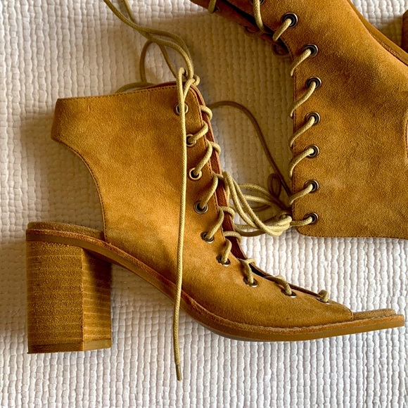 Free People Shoes - Jeffery Campbell & Free People Suede Lace Up Sandals